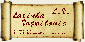 Latinka Vojmilović vizit kartica